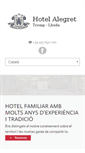Mobile Screenshot of hotelalegret.com